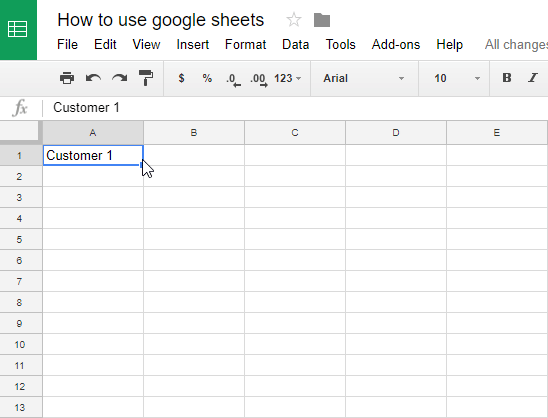 Aprenda a trabajar con hojas de cálculo de Google
