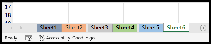 Cambiar el color de la pestaña en Excel (color de fondo de la pestaña de la hoja de cálculo)