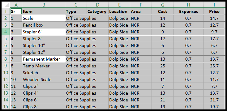 Cómo anular la selección de celdas en Excel