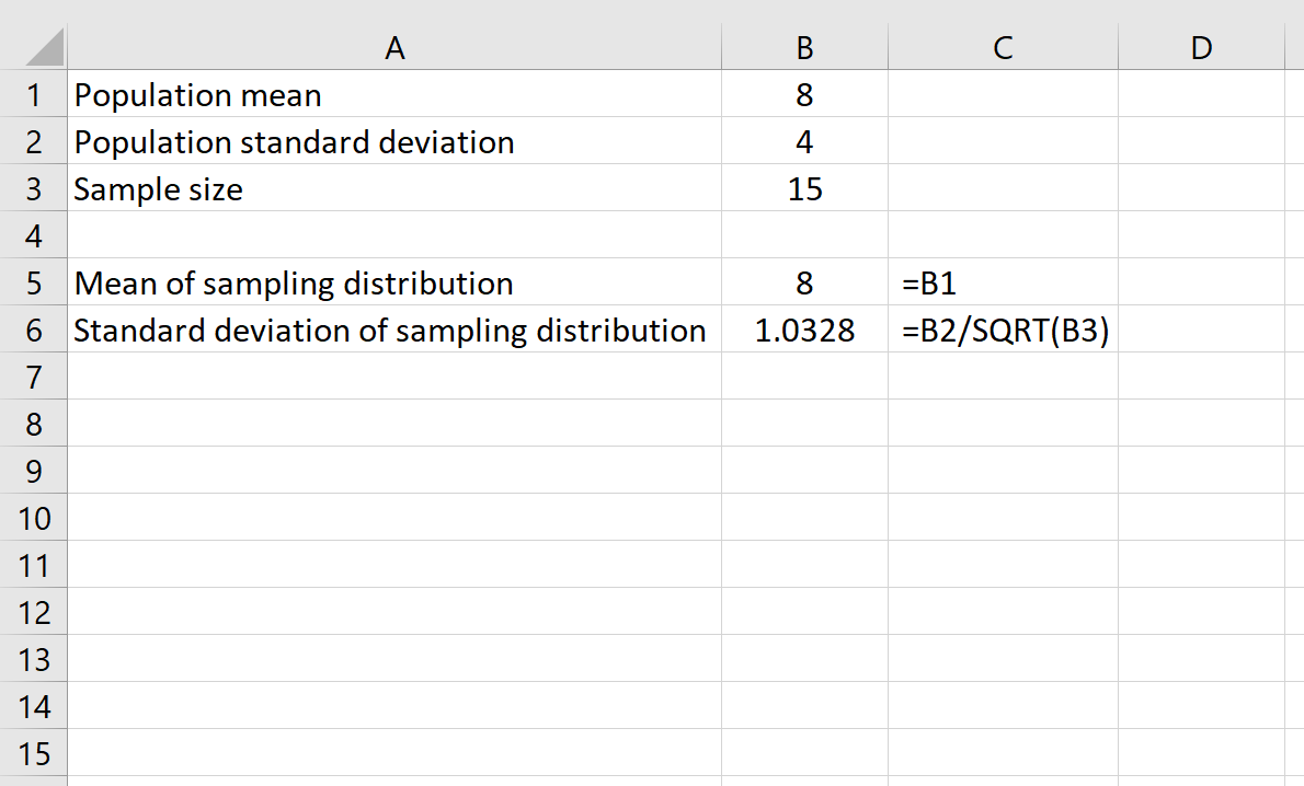 Cómo aplicar el teorema del límite central en Excel Cómo aplicar el teorema del límite central en Excel