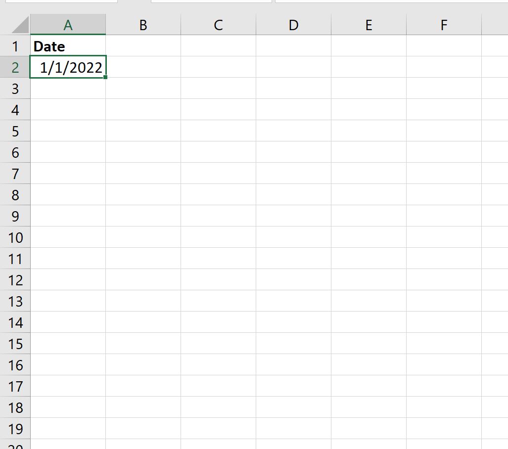 Cómo autocompletar fechas en Excel (3 ejemplos)