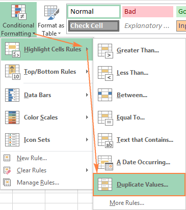 Cómo buscar y resaltar duplicados en Excel