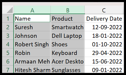Cómo cambiar el ancho de la columna en Excel