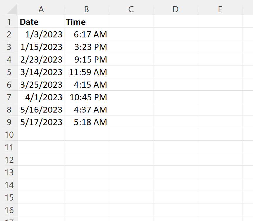 Cómo combinar fecha y hora en Excel (2 métodos)