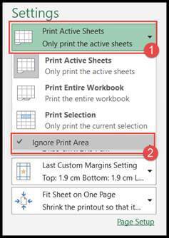 Cómo configurar el área de impresión en Excel (agregar, borrar e ignorar)
