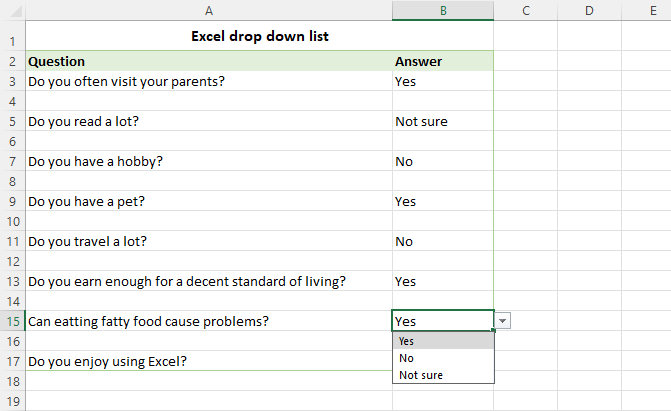 Cómo crear una lista desplegable en Excel: dinámica, editable y con capacidad de búsqueda