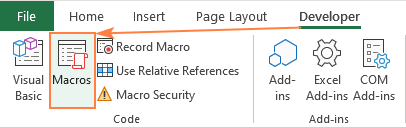 Cómo ejecutar macro en Excel y crear un botón de macro