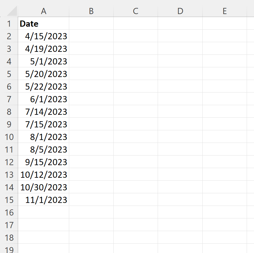 Cómo encontrar la fecha más cercana en Excel (con ejemplos) Cómo encontrar la fecha más cercana en Excel (con ejemplos)