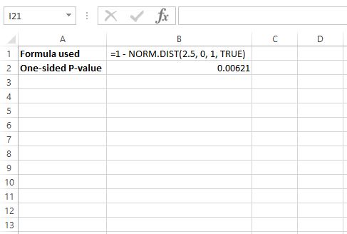 Cómo encontrar un valor P a partir de una puntuación Z en Excel Cómo encontrar un valor P a partir de una puntuación Z en Excel