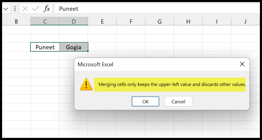 Cómo fusionar celdas sin perder datos en Excel
