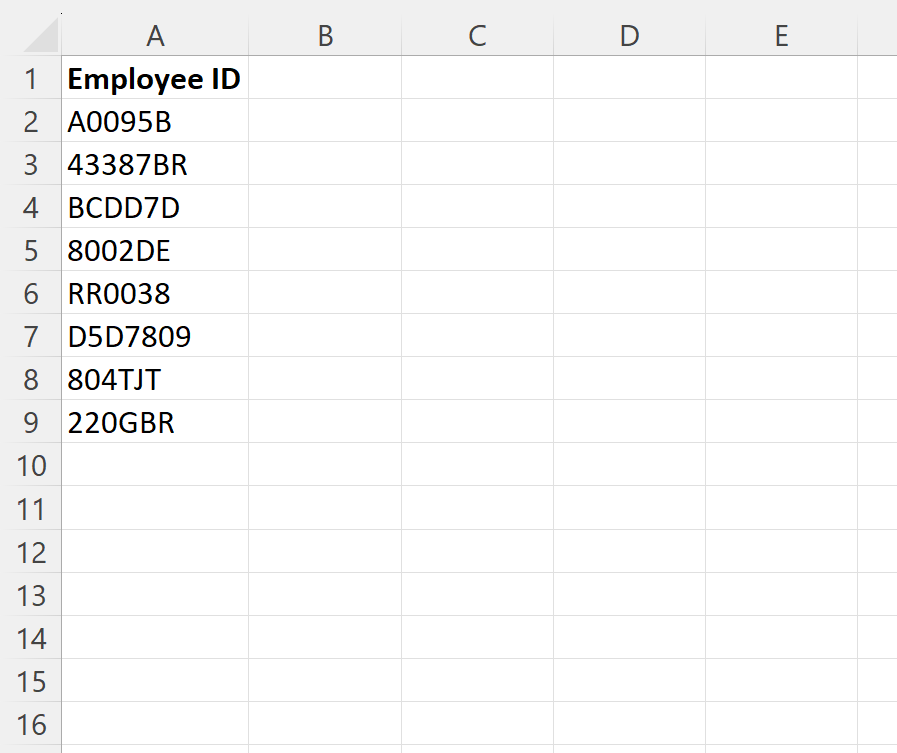 Excel: cómo encontrar la primera letra de una cadena