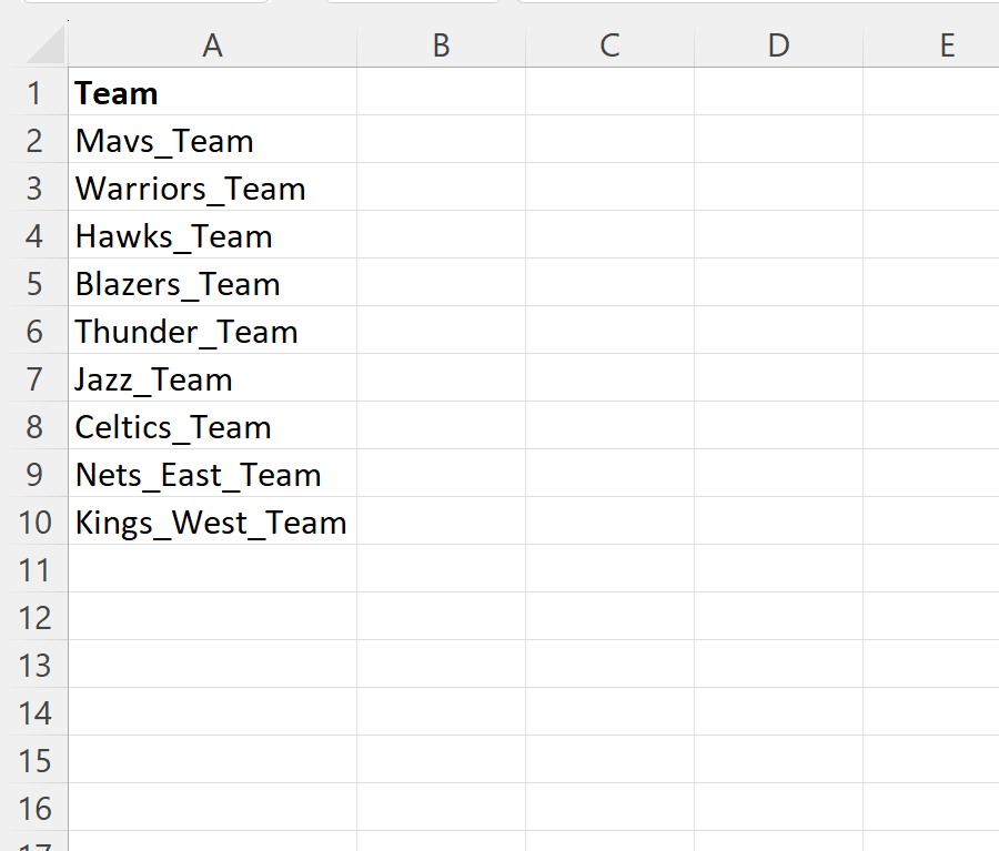 Excel: una fórmula para el DERECHO hasta un carácter específico