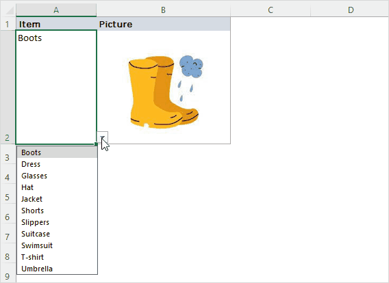 Función IMAGEN de Excel: inserte rápidamente una imagen en una celda con fórmula Función IMAGEN de Excel: inserte rápidamente una imagen en una celda con fórmula