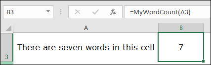 Función definida por el USUARIO de Excel con VBA (UDF)