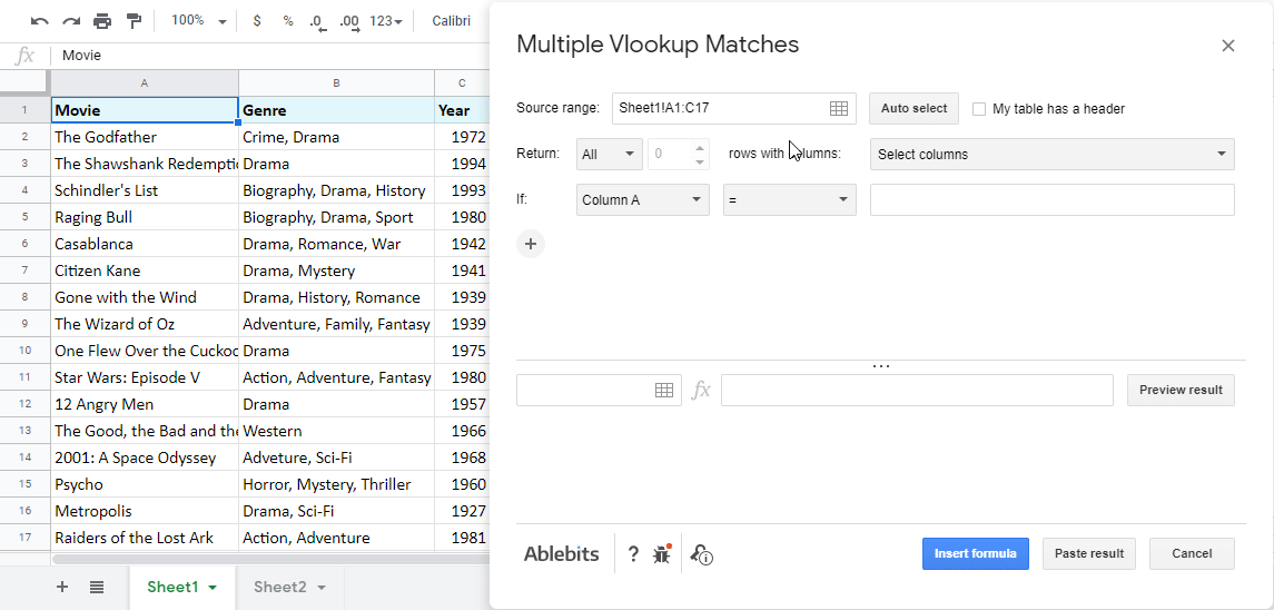 Funciones de Google Sheets que no encontrarás en Excel