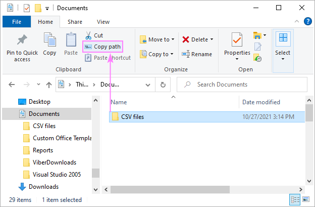 Fusione varios archivos CSV en un libro de Excel