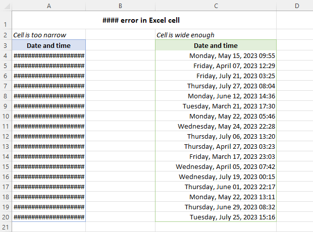 Qué significa el signo almohadilla en Excel y cómo eliminar #### de la celda Qué significa el signo almohadilla en Excel y cómo eliminar #### de la celda