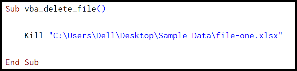 VBA Eliminar libro de trabajo (archivo Excel)
