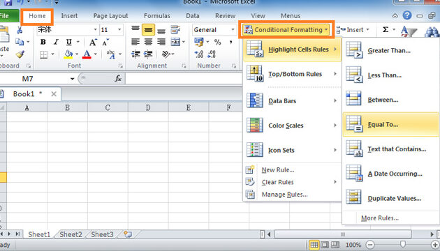 ¿Dónde está el formato condicional en Excel 2007, 2010, 2013, 2016...