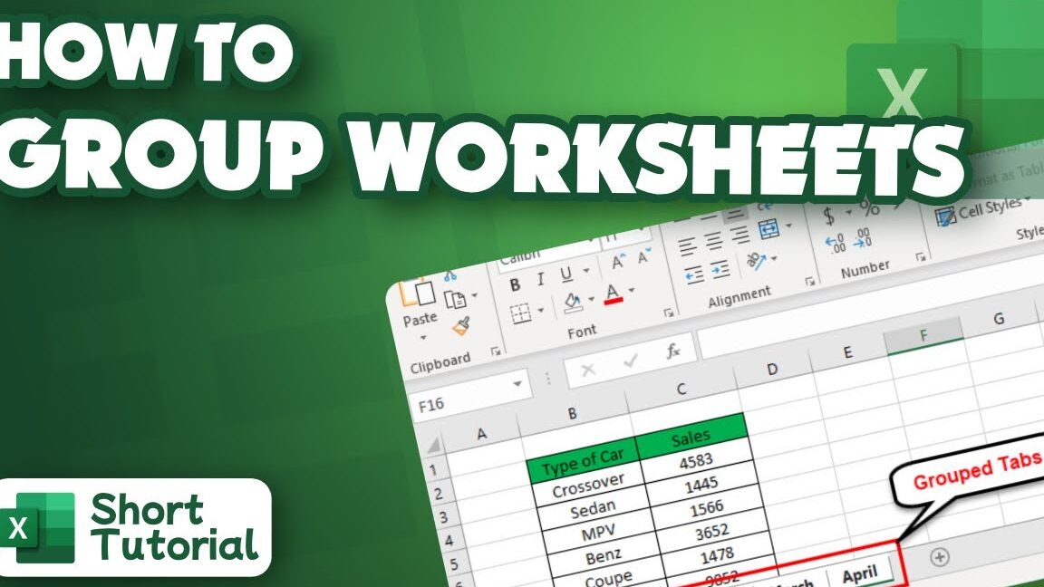 Cómo agrupar hojas de trabajo en Excel 2024 |