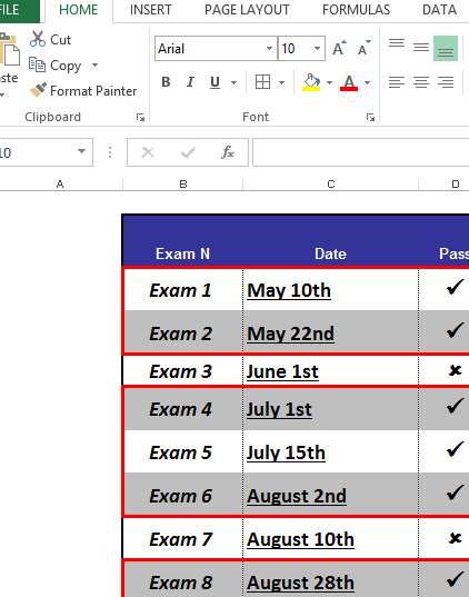 excel - ¿Cómo hacer un borde condicional con VBA?
