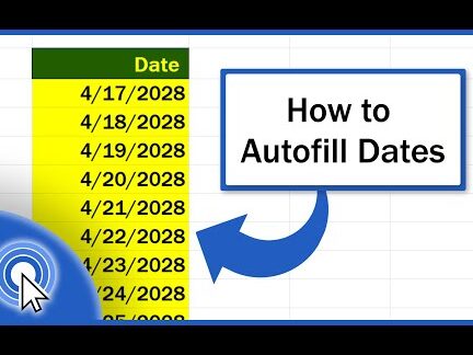 Cómo autocompletar fechas en Excel (fácil y rápido)