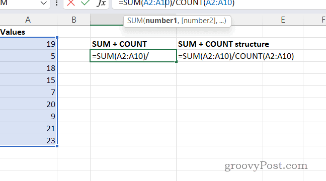 Cómo calcular promedios en Excel