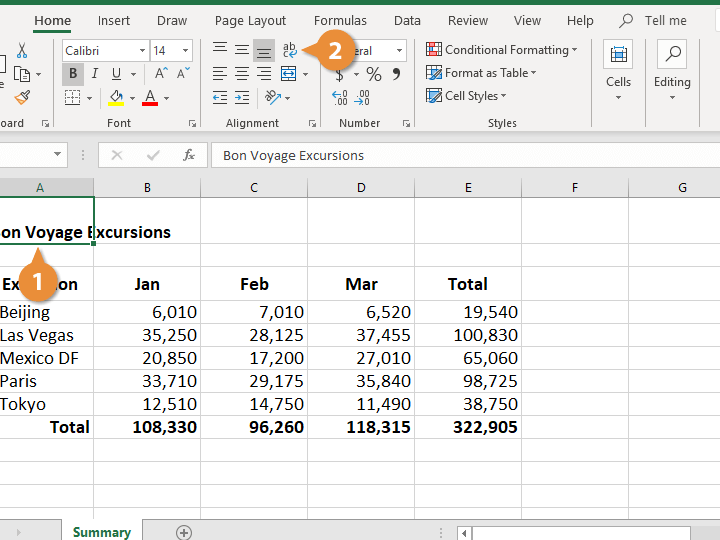 Microsoft Excel: Cómo fusionar celdas |