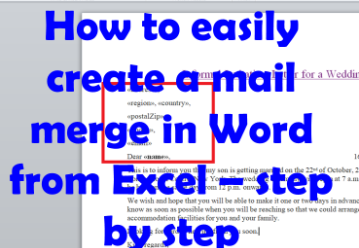 Cómo crear una combinación de correspondencia desde Excel (una guía paso a paso) |