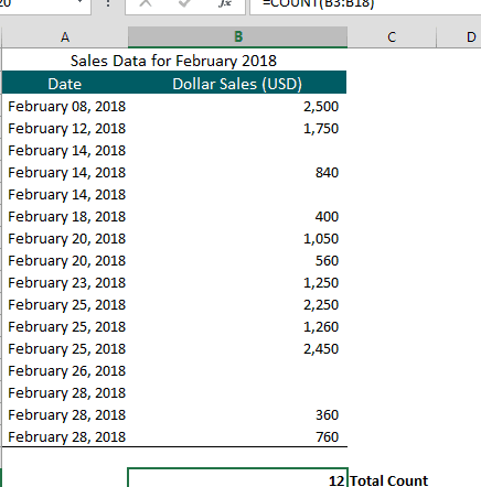 Cómo utilizar funciones de CONTAR en Excel |