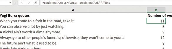 Cómo contar palabras repetidas en Excel (con ejemplo) Microsoft Excel: cuenta las palabras de una celda - Journal of Accountancy