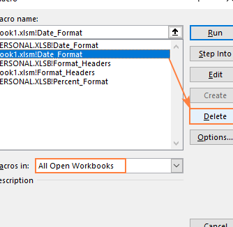 Cómo crear, cambiar, copiar y eliminar macros VBA en Excel