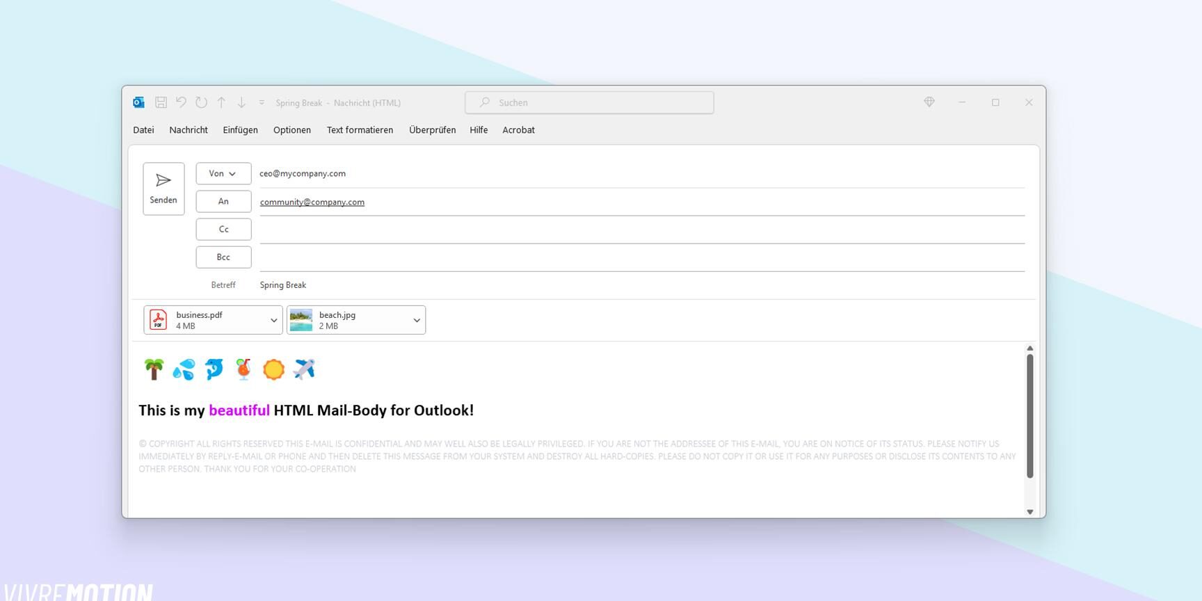 Correo instantáneo de Outlook |