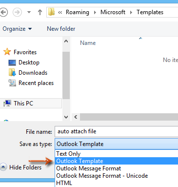 Outlook: adjunta archivos automáticamente en un mensaje nuevo