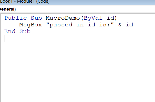 Botón de ejecución y creación de macros |