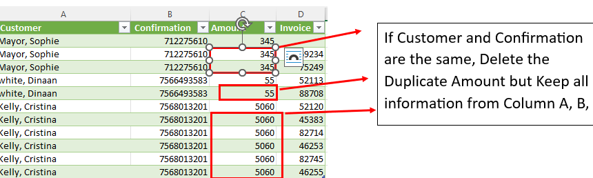 Microsoft Excel - Cómo eliminar valores de celda duplicados sin ...