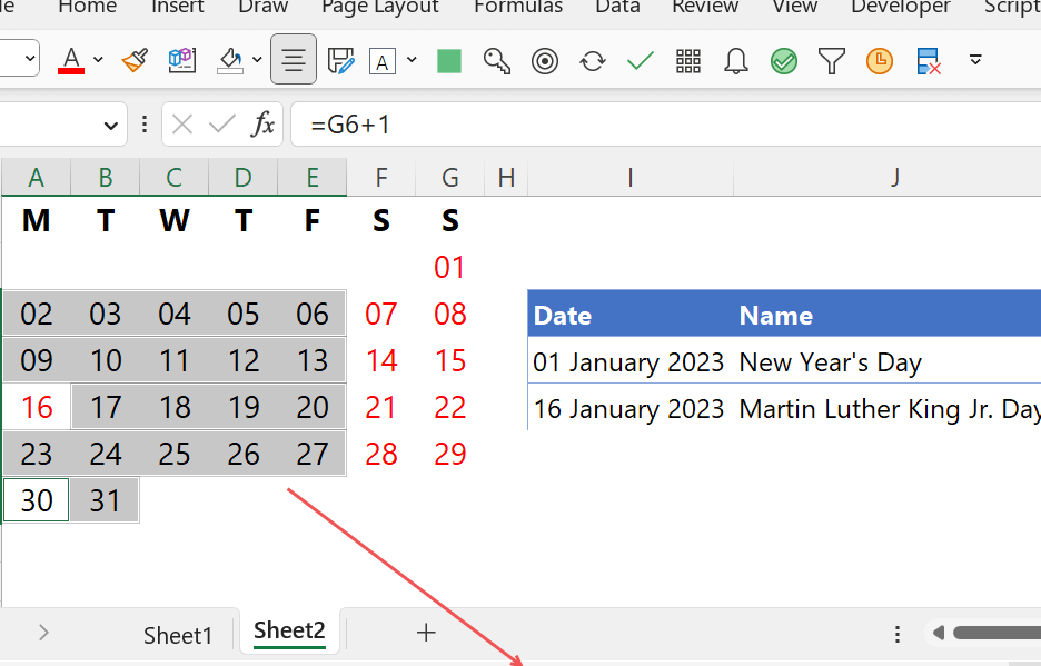 Cómo calcular los días hábiles en un mes en Excel (fórmula)