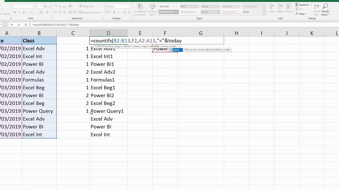 Busque la fecha pasada más reciente según los criterios: fórmula de Excel
