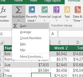 Formas de agregar valores en una hoja de cálculo - Soporte técnico de Microsoft