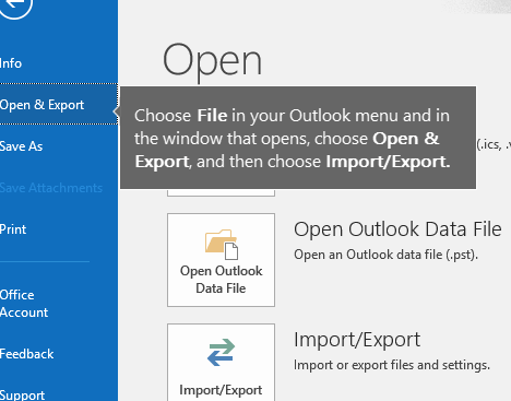 Importar o exportar contactos en Outlook - Soporte de Microsoft