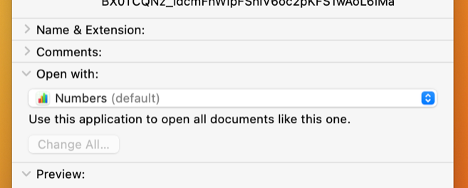 Cómo configurar Excel como aplicación predeterminada para hojas de cálculo en Mac