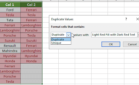 Cómo comparar dos columnas en Excel (mejores métodos)