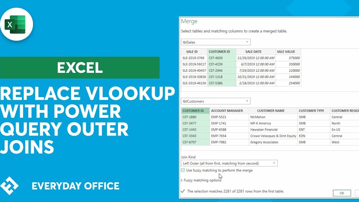 Utilice Power Query como reemplazo de BUSCARV |