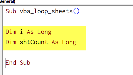 Cómo recorrer todas las hojas usando VBA en Excel