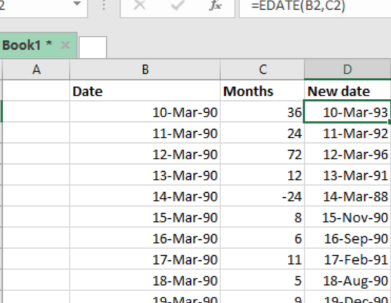 Fórmula de Excel: agregar meses hasta la fecha - Excelchat