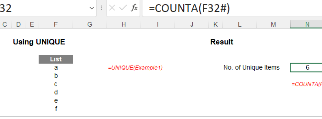 Excel: Cómo contar elementos únicos en una lista - FM