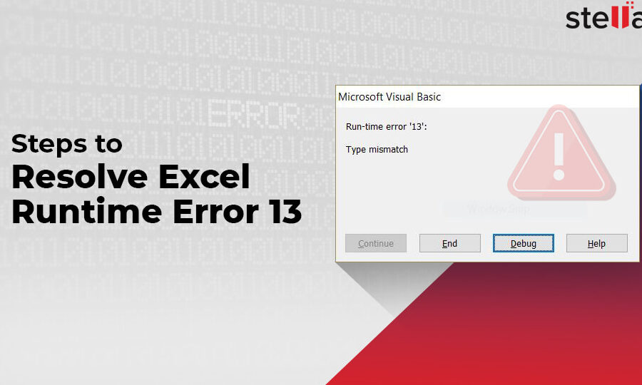 Cómo resolver el error 13 en tiempo de ejecución de Excel