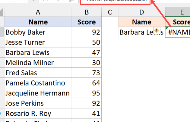 Error de NOMBRE en Excel (#NOMBRE?): ¿Qué lo causa y cómo solucionarlo?