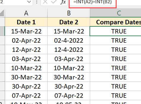 Cómo comparar fechas en Excel (mayor/menor que, discrepancias)