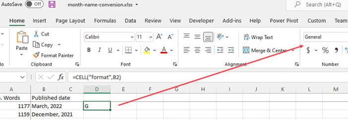 Hack de Excel: cómo convertir un mes en un número en poco tiempo